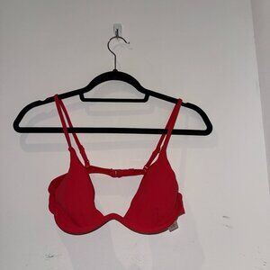 Red bikini top